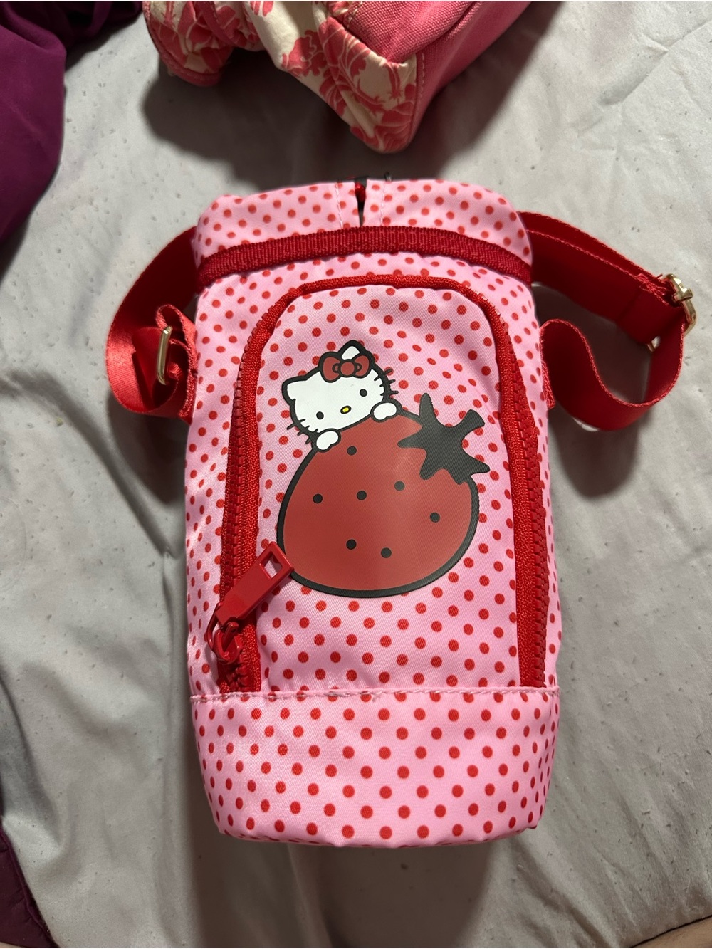 Hello kitty water bottle bag